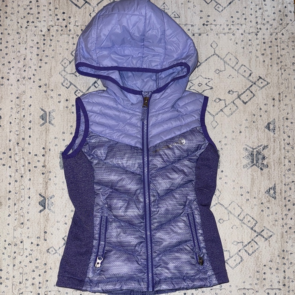Free Country Kids Purple Hooded Vest